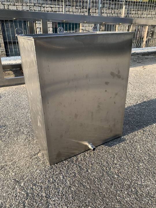 Caisson soudé avant finition