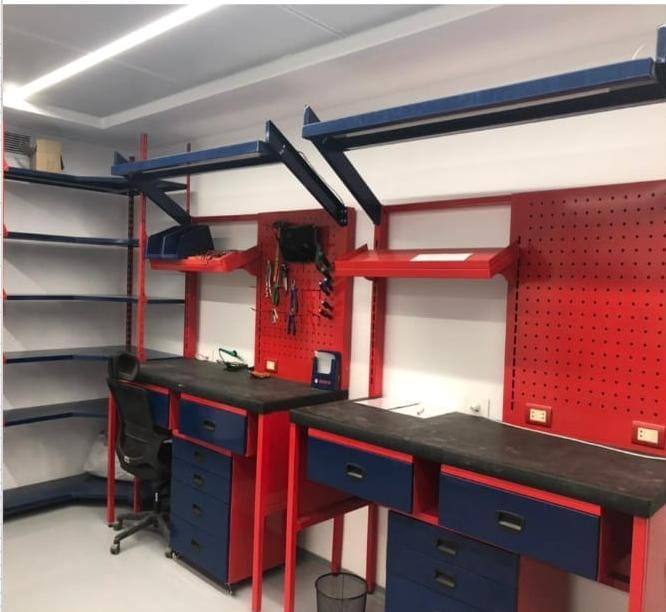 Établis et rangements pour un atelier
