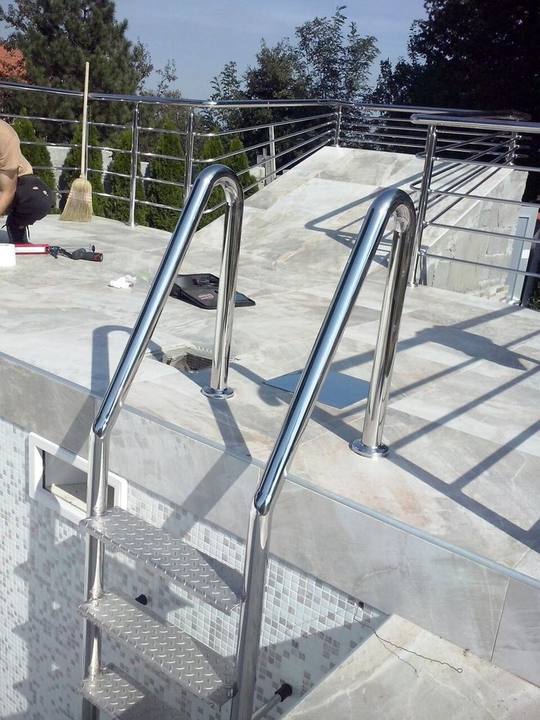 Rampes et garde-corps sur terrasse